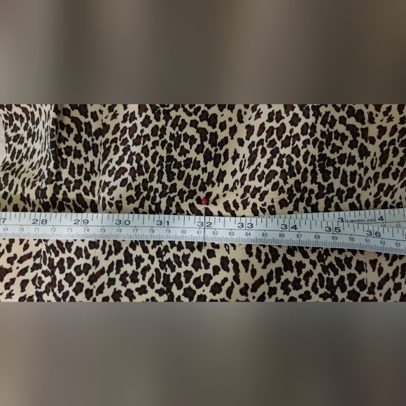 Vintage 90s Maggy London Silk Leopard Print Sheath Dress - Picture 12 of 12